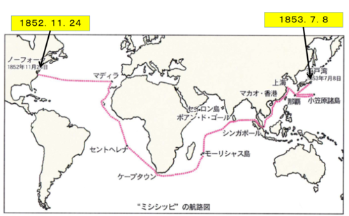 ペリー艦隊の行動